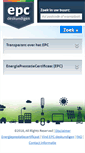Mobile Screenshot of epcdeskundigen.be